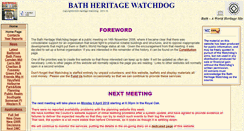 Desktop Screenshot of bathheritagewatchdog.org